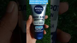 NIVEA MEN DARK SPOT FACE WASH pH Test ✨😱🤯 ❌✅⁉️skincare ashortaday shorts shortsfeed subscribe [upl. by Ait71]