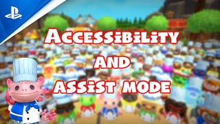 Overcooked All You Can Eat  Accessibility Options and Assist Mode Trailer  PS5 [upl. by Occer430]