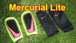 Nike Mercurial Lite 2014 Shin Guards Review [upl. by Eitsrik]