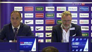 LivePressekonferenz nach Austria  Mattersburg [upl. by Ahsinor]