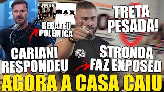 A CASA CAIU STRONDA FAZ EXPOSED E CARIANI RESPONDE AO VIVO REAL MOTIVO DE NÃO TER GRAVADO COM CBUM [upl. by Olwen]