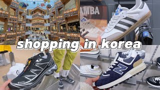 shopping in korea vlog 🇰🇷 shoes haul at Starfield mall 👟 nike adidas salomon new balance [upl. by Constantine]