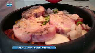 BG  Receita peixada com camarão  27032018 [upl. by Ettenig]