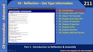 C Reflection Assembly Info  Part 1  Introduction  C Advanced 211 [upl. by Dee Dee]