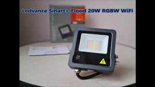 Ledvance Smart Flood 20W RGBW WiFi [upl. by Eliza631]