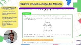 Functions  Injective  Surjective and Bijective Functions [upl. by Devy72]