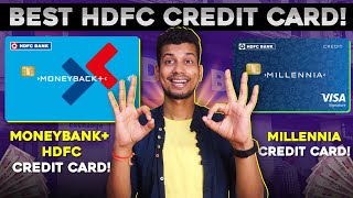 HDFC MoneyBack Credit Card or HDFC Millennia Credit Card  Which is Best Hdfc Credit Card [upl. by Eidorb]