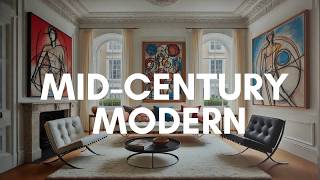 Mid Century Modern Interior Design Style  100 Ideas [upl. by Ab]