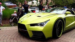 SUPERCAR CONCEPT VAYDOR  INFINITI G35 EXOTIC ELECTRIC CAR 2013 FESTIVAL OF SPEED [upl. by Anhsirk]