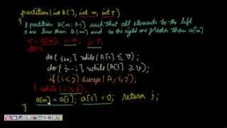 Programming Interviews Partitioning of an Array in Linear Time [upl. by Heeley612]