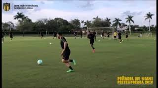 Primer entrenamiento de Peñarol en Miami [upl. by Mor]