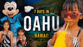 FUN FAMILY ACTIVITIES TOURS amp MORE • 7 DAYS IN OAHU HAWAII [upl. by Chuch190]