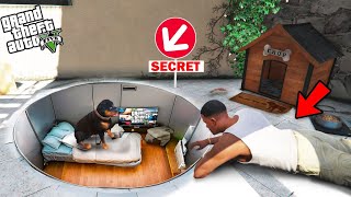 Franklin Top Secret Underground Bunker in GTA 5 [upl. by Haimaj]