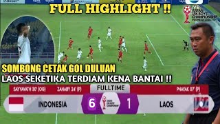 🔴 LAOS NANGIS KENA BANTAI❗61 FULL HASIL PERTANDINGAN TIMNAS INDONESIA U16 VS LAOS U16 [upl. by Aynas250]