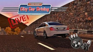 LIVE 🔴 City Car Driving 155  MODS NEW TEXTURE MOD  CCD AUDI  PL amp ENG  1080p amp 60 fps [upl. by Grimes]