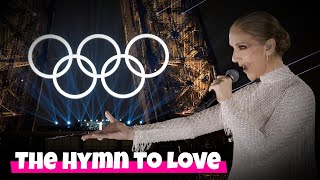 Céline Dion  Paris 2024 Olympics  The Hymn to Love French Lyrics  English Translation [upl. by Gauntlett]