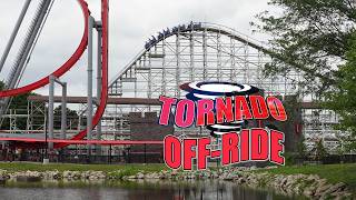 Tornado OffRide Footage Adventureland Cobb Wooden Coaster  NonCopyright [upl. by Savvas544]