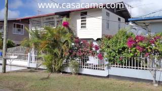 Huurwoning Suriname Vakantiewoning Paramaribo Marinus van Doornstraat Holiday house for Rent [upl. by Selrac]