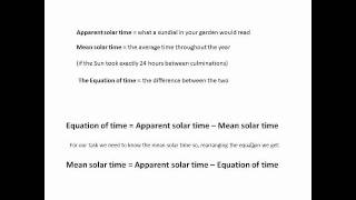 Astronomy GCSE Topic 4 How to calculate your longitude [upl. by Selia802]