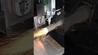 Bevel laser tube cutting machine with high degree of automation [upl. by Adla]