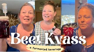 How to make Beet Kvass  A good for you Gut Health Beverage [upl. by Nuaj482]