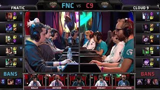 Fnatic vs Cloud 9  AllStar 2014 Challenge Group Stage Day 1  FNC vs C9 [upl. by Annaej617]