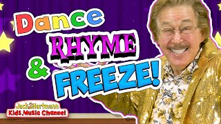 Dance Rhyme and FREEZE  Jack Hartmann [upl. by Llemaj348]