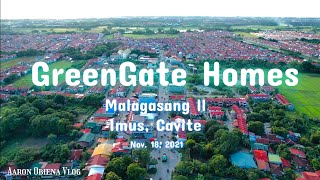 GreenGate Homes Malagasang II Imus Cavite Aerial View [upl. by Einniw]