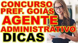 Concurso Prefeitura de Goiás 2020 melhor Estratégia Concursos para passar Agente Administrativo [upl. by Lindo336]