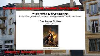 Gottesdienst Yverdon 10 Novemebr 2024 [upl. by Oberg]