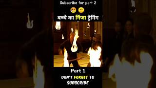 Bacche ki Ninja training trending movie film youtubeshorts viralshorts part1 [upl. by Ahsratal831]