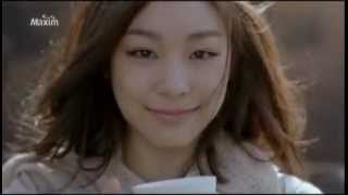 김연아 Yuna KIM Maxim White Gold Coffee Mix New CM January 2013 [upl. by Drue802]