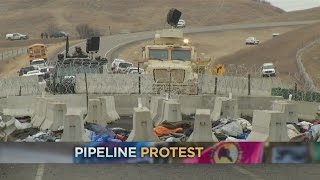 Protesters Have Thanksgiving Dinner At Dakota Pipeline Site [upl. by Colton]