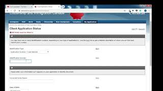 IRCC  How to check the Application Status on Canadaca [upl. by Dotty]