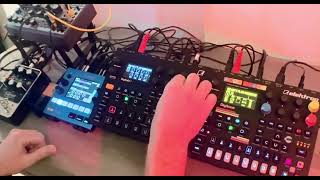 Psychedelic Ambient w Digitakt II Digitone amp Dreadbox Erebus [upl. by Enelyk]