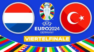 EURO 2024 Viertelfinale · Niederlande – Türkei  Fussball EM Highlights EA FC  PS5  UHD 48 [upl. by Sotos]