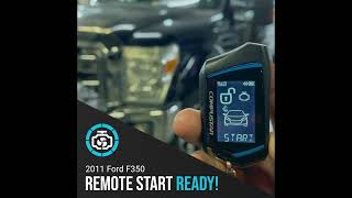 Compustar T9 Remote Start on 2011 Ford F350 [upl. by Nhaj]