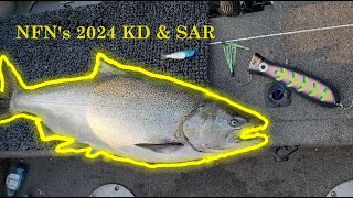 NFN 2024 KD Salmon A Rama Lake Michigan Tournament Fishing [upl. by Atiekahs458]