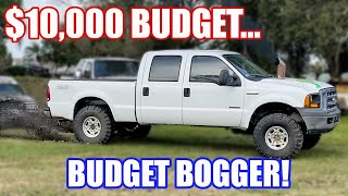 Budget Bogger Ep 1 Building A Cheap Mud Truck More Horsepower Bigger Tires Instantly BREAKS [upl. by Nwahsyar]