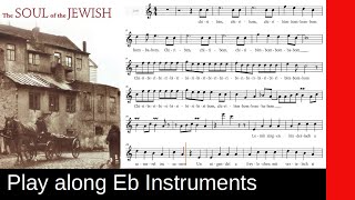 Chiribim Chiribom Traditional Klezmer EbInstrument Play along [upl. by Kassaraba332]