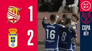 Resumen  Copa del Rey  CE Manresa 12 Real Oviedo  Primera Eliminatoria [upl. by Cynthie333]