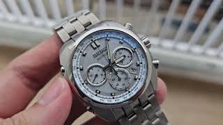 seiko astron SBXY025 Solar Titanium [upl. by Ardnak]