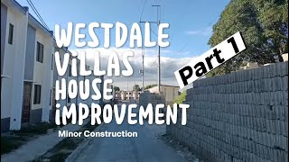 Westdale Villas Tanza House Improvement Part 1  Vlog 2 [upl. by Ahsiloc]