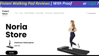 Fiviani Walking Pad Reviews  With Proof Scam or Legit  FivianiStore  FivianiStore Store Reviews [upl. by Airamasor]