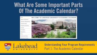 Understanding Your Program Requirements  Part 1 The Academic Calendar [upl. by Stirling523]