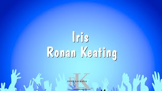 Iris  Ronan Keating Karaoke Version [upl. by Ycal787]