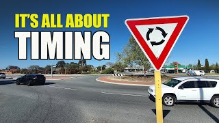 Mastering Busy Roundabouts in Australia GOOD FLOW [upl. by Forsta596]