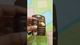 LAFZ COCOA BUTTER lip balm LAFZ Lip Balm review Lafzcocoa butter enriched with vitaminEampjojoba oil [upl. by Schott989]