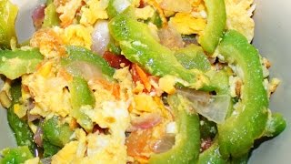 How to Cook Ginisang Ampalaya Sautéd Bittermelon Recipe  English [upl. by Josephina]