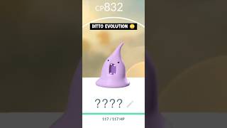 If ditto evolves in pokemon go [upl. by Lanza]